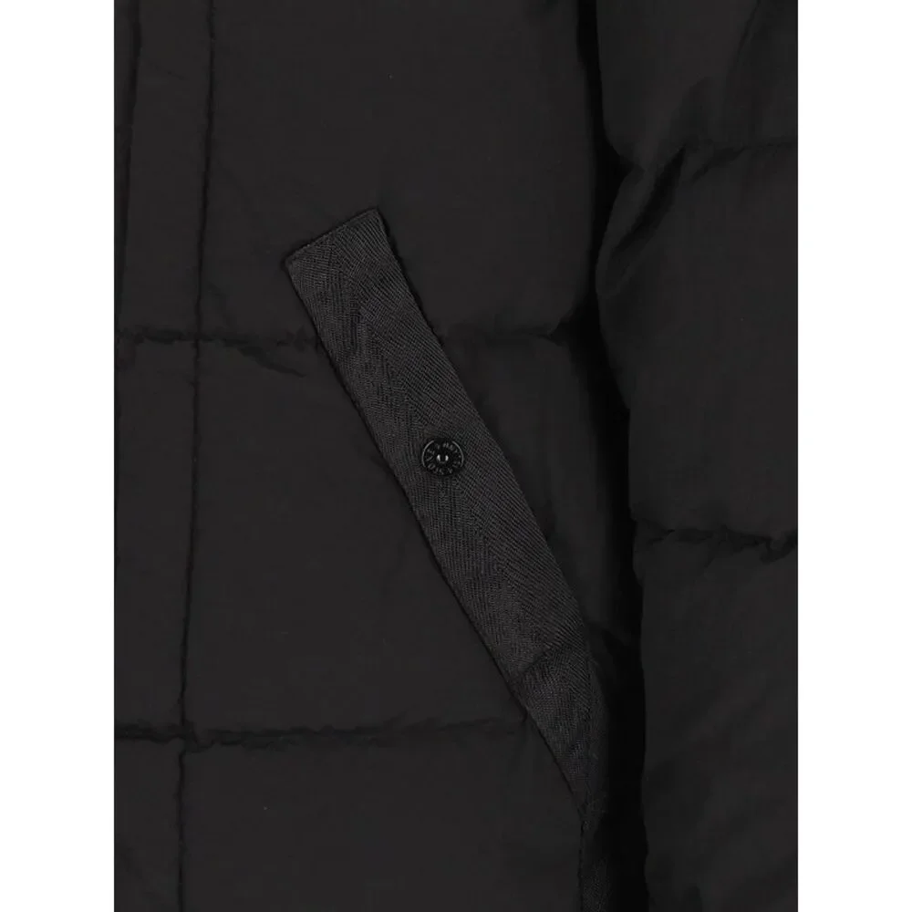 Stone Island Men Hooded Down Jacket In Nylon Metal Fabric